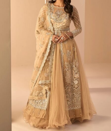 Magenta Multicolor Embroidered Lehenga