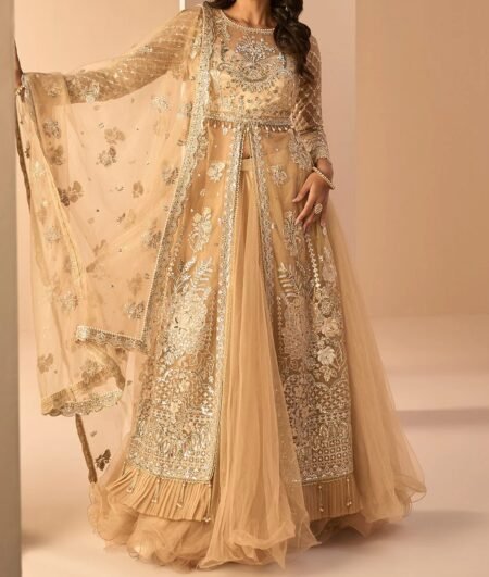 Magenta Multicolor Embroidered Lehenga - Image 2