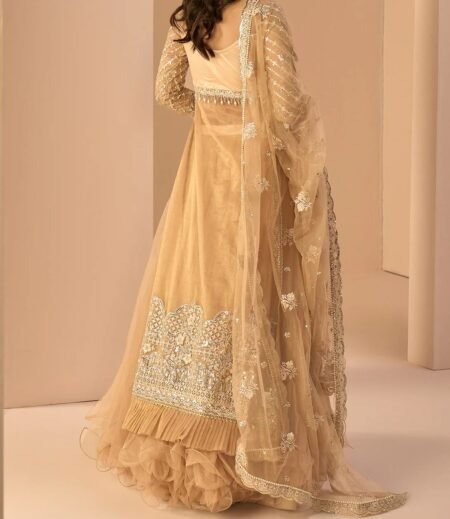 Magenta Multicolor Embroidered Lehenga - Image 4