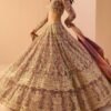Magenta Multicolor Embroidered Lehenga - Image 3