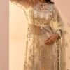 Soft Yellow Embroidered Sharara Suit - Image 4