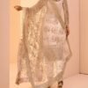 Soft Blush Embroidered Straight Suit - Image 4