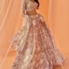 Light Olive White Floral Printed Lehenga - Image 2