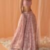 Peach White Floral Printed Lehenga - Image 2